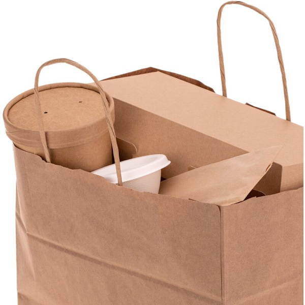 Mini Biologiskt Nedbrytbar Bagasse Terrin med Lock 60 ml, 50 st