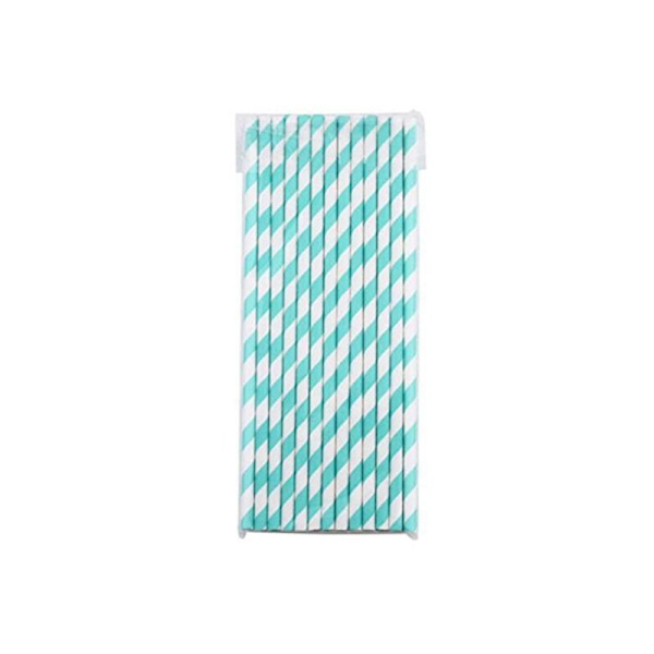 25X Drickpapper Dekor Halm Fest Stripe Bröllop Födelsedag Semester