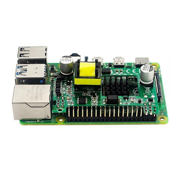 4B 3B+ POE Ethernet -virtalähdemoduuli POE HAT -laajennuskortti jäähdytyslevyllä