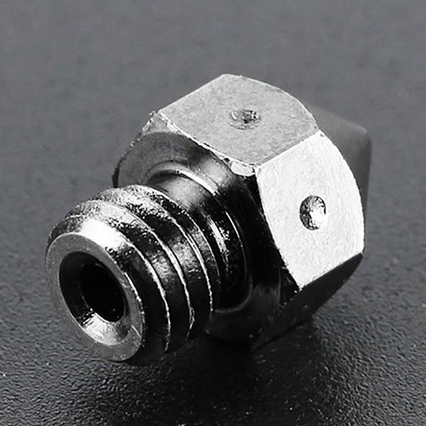 3D-printer tilbehør MK8 hærdet metaldyse 1,75 mm 0,4 mm kompatibel med PETG ABS PEG