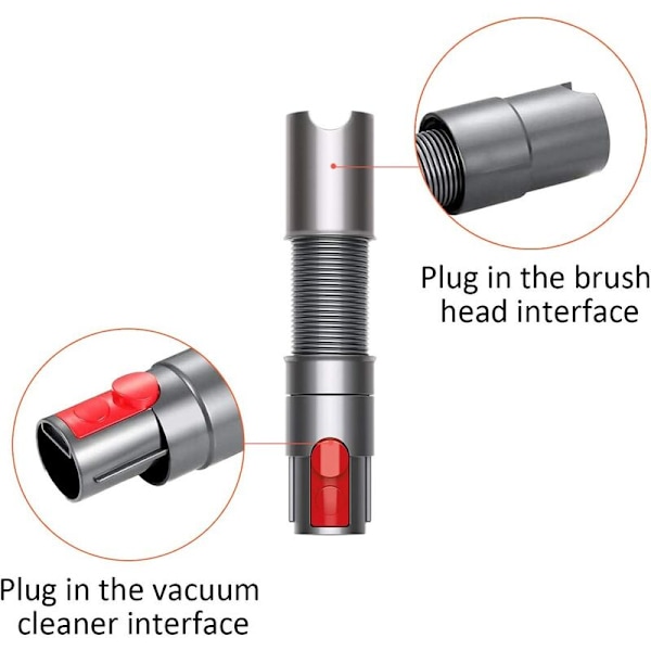 Udvidbar Slange til Dyson V7 V8 V10 V11 SV10 SV11 Serie, Dyson Udvidet Udvidbar Slangetilbehør til Dyson V7 V8 V10 SV10 SV11 Serie