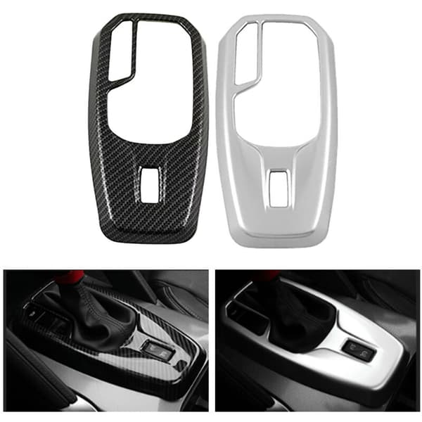 Bil Center Gear Shift Knob Panel Frame Cover Trim Sølv ABS til Koleos 2017 2018 Lhd