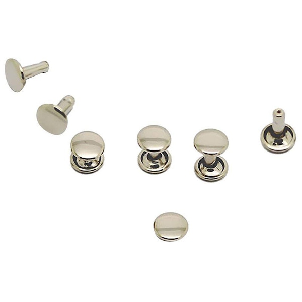 100 st DIY Nitar Nitar Metall Nitar Spets - Silver