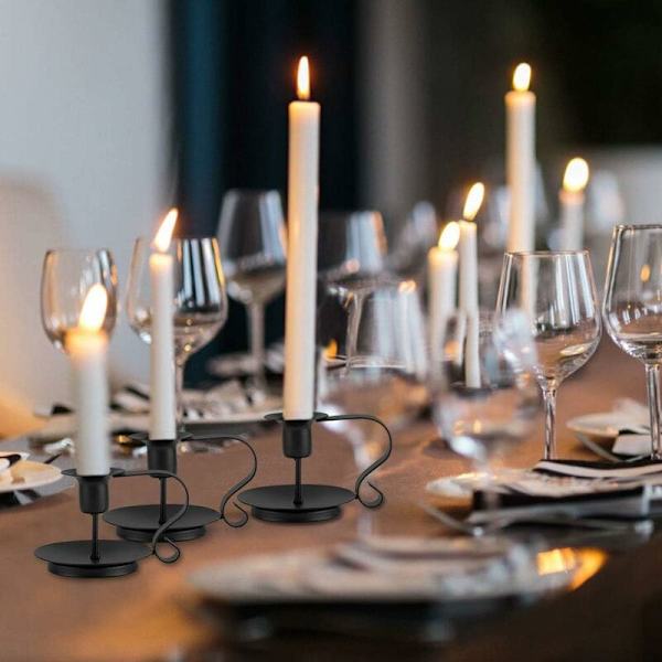 Kjegle Lysestake, Retro Jern Lysestake Håndlaget Lysestake Hjem Lysmiddag Lysestake Dekor Bryllup Lysestake Ornamenter