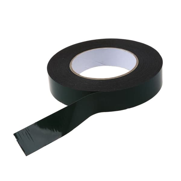 3X Body Strip Car Trim Foam Self-Adhesive Double-Sided Permanent Strong Black Width: 25mm