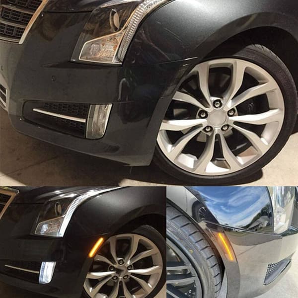 Car LED Side Markers, til ATS -V 2015-2019 Side Marker Indikator, Klar