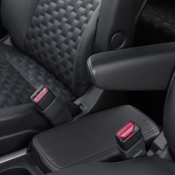Bilsätets mittkonsol armstöd panel kuddfodral tjockna mikrofiber läder skydd trim för Noah Voxy 90-serien 2022