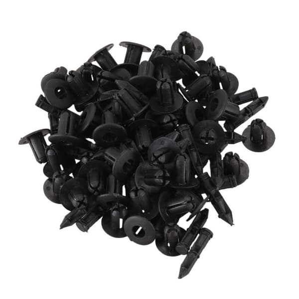 6Mm X 12Mm Plastnitar Biltryckknappar 100St