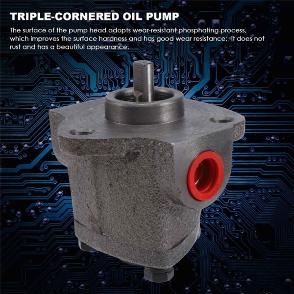 Hydraulinen pumppu TOP-13A matalapaineinen kolmiomainen sykloidipumppu teollisuuden hydraulinen voiteluvaihdepumppu kolmiopumppu