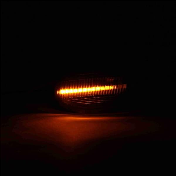 LED dynamisk sidomarkering blinkers för Liberty 2000-2003, transparenta biltillbehör