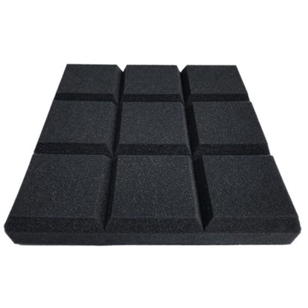 12-pack 30 x 5 cm Akustiska Skumpaneler, Fasade Klinker 9 Block, Akustisk Ljudisolering Kilformad Isolering