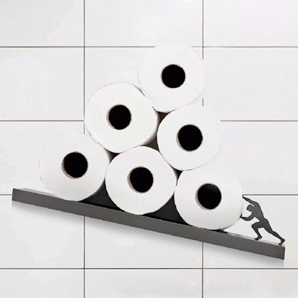 Valentine's Day Gave Flydende Hylde Toiletpapir Holder Valentine's Day Gave