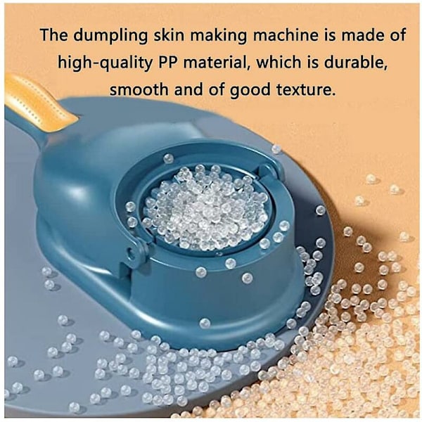 Dumplingmaskin, dumplingtillverkare, dumplingform, dumplingverktyg, beige