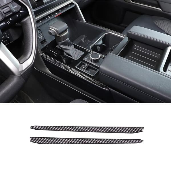 Til 2022-2023 Gear Side Trim Ægte Carbon Soft