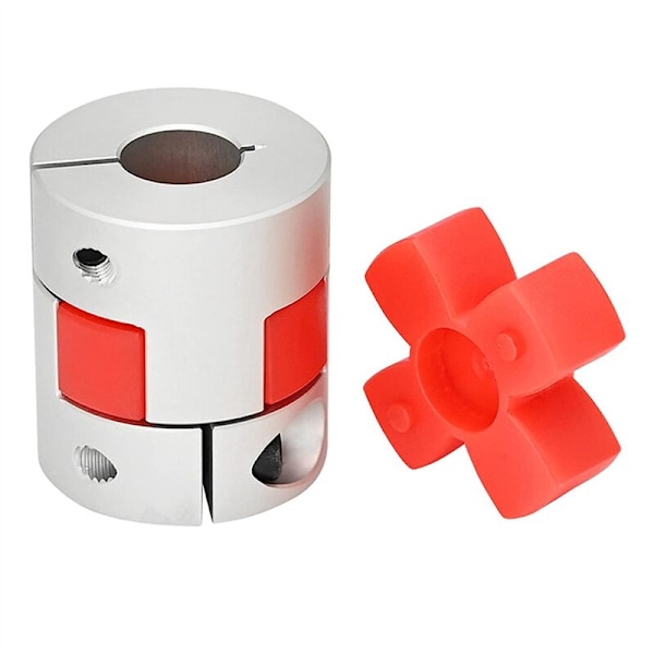 D20XL25 5mm till 8mm Flexibel Axelkoppling för 3D-skrivare CNC-maskin och 2 st Servomotorer