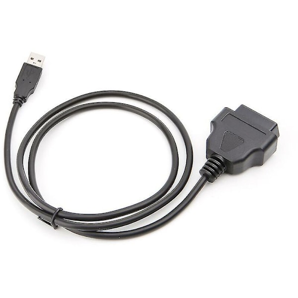 16-bens Obd2 til USB-port opladeradapterkabelforbindelse diagnostisk værktøj