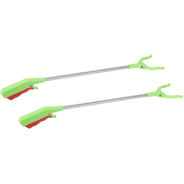 2X Sopskyffel Tång Sopklo Grip Trädgårdsskräp Slutverktyg 60cm