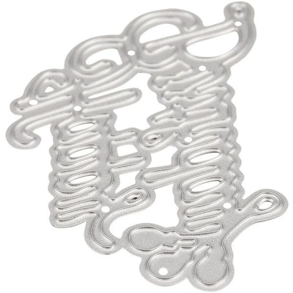 Fødselsdagsfestkort Metal Skæredør Til Scrapbooking Stencils DIY Album Kort Dekoration Embossing Folder Die Craft Dies