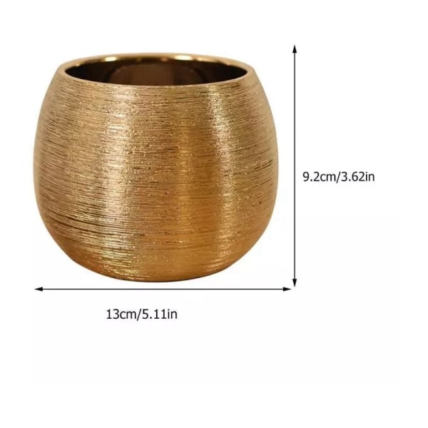 Keramisk krukväxt Unik pläterad kruka eller kreativ kruka Succulent krukväxt Kruka vas