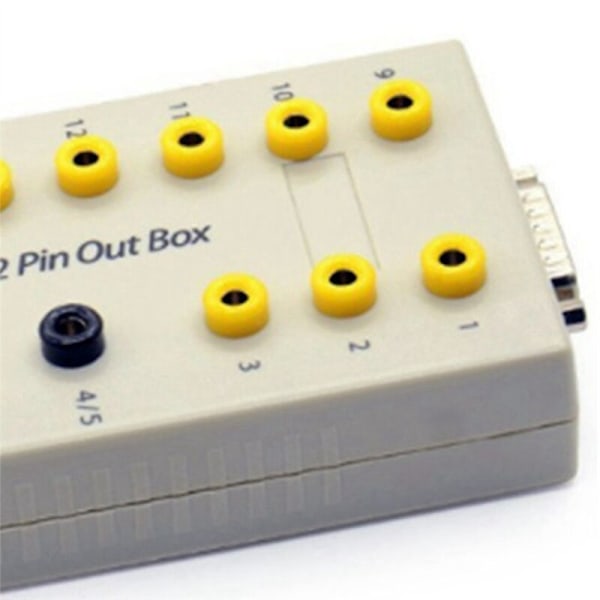OBDII OBD2 Breakout Box Bilutbrytningsprotokolldetektor Auto Can Test Automotive Connector Detector(B)