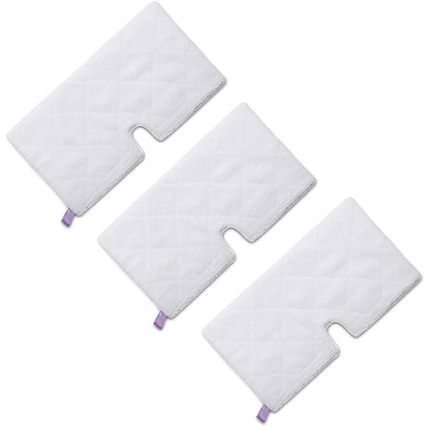 3-pak vaskbare dampmoppputer for S3550 / S3901 / S3601 / S3501, erstatningsfibermoppute