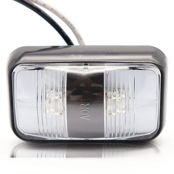 2 LED-vanntett bil lastebil sidemarkering lys baklys 10-24V tilhengerindikator + rød