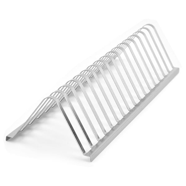 Grillrist i rustfrit stål til grillning af ribben, grillning, grillning utomhus, picknickredskap, 2 delar