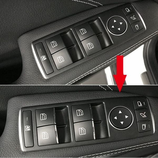 For Ml W166 X166 C W204 E W212 X204 Luokan Ovi Nostopainike Tarrat Abs Kromi Listat Tarvikkeet