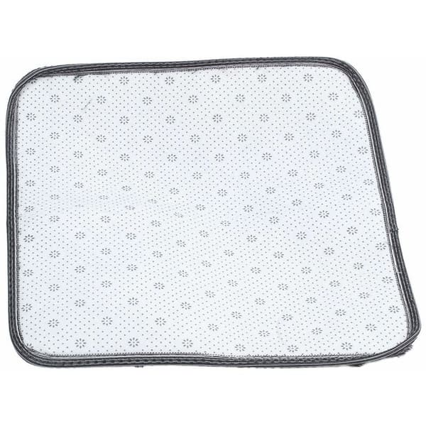 Teppe til soverommet Svart plysj teppe 40 x 40cm