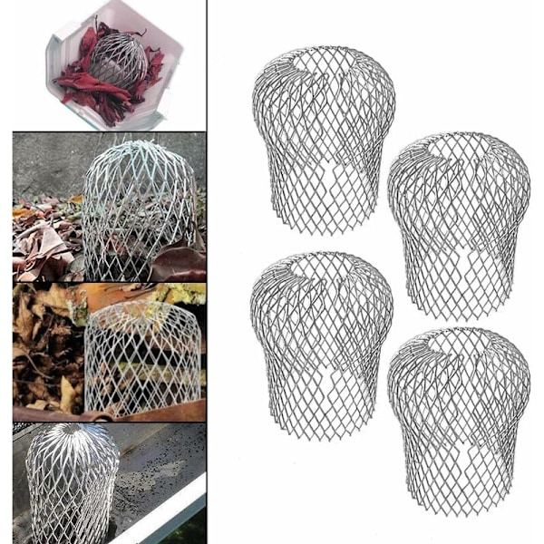 Ränna 4 Stycken Aluminium Rännskydd Rännskydd Rännskydd Nedloppsskydd Metall Rännskydd Rännskydd Löv