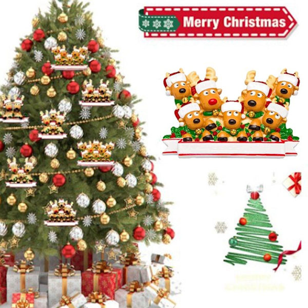 Tervehdykset Exquisite PVC Persoonallisuus Joulukuusi Riippuva DIY Riippuva 7 Sopii Jouluaiheisiin Juhliin