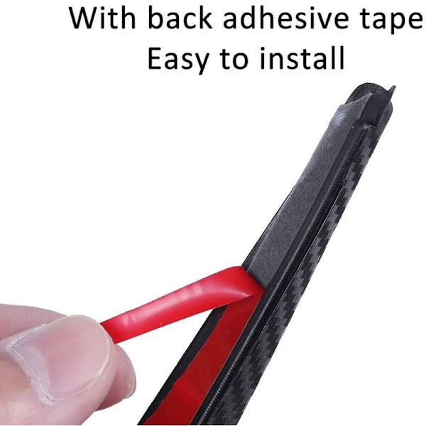 Universal takspoiler 1,28M bakre bagageutrymmespoiler fiber bakvinge spoiler för för