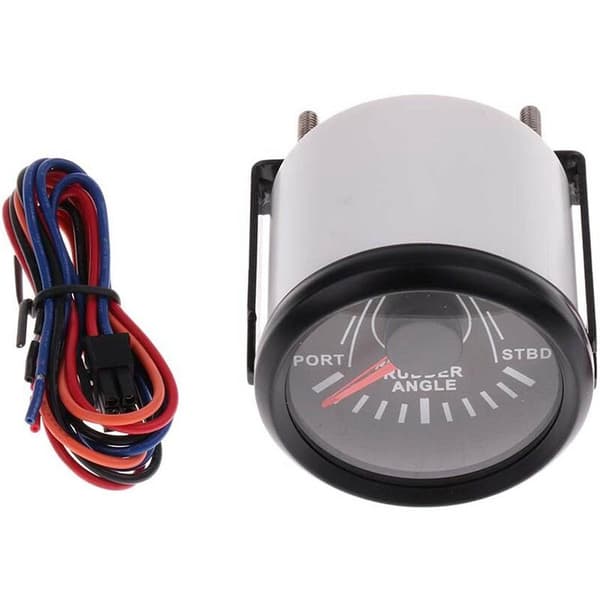 Roderindikator med mätare/sensor båtroder 52 mm 12V 24V
