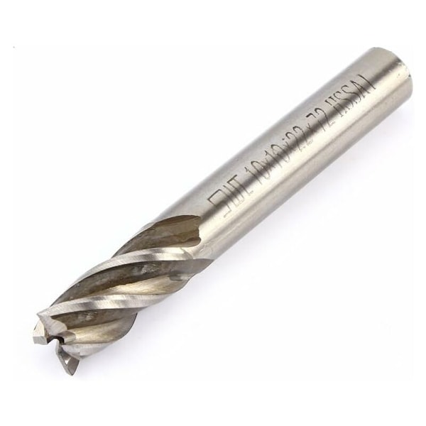 Jyrsinkärki, HSS CNC -sylinterivartisella päätymyllyllä, 4/6/8/10 mm sylinterivartisella jyrsinkärjellä, CNC-tietokeskukselle, kaiverrukselle (10 mm)