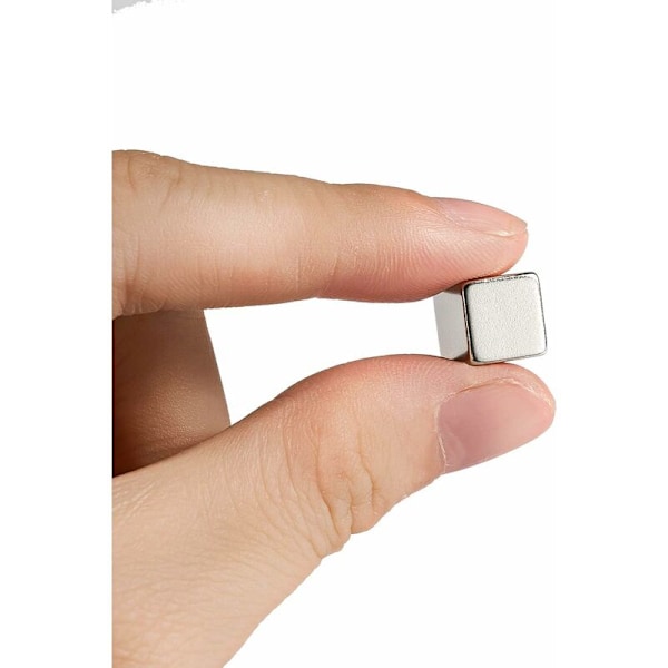 Paket med 16 Neodymium Kubmagneter Extra Starkt Set för Glasmagnetiska Tavlor Kylskåpsmemotavla Vittavla Skola Lärare Karta Kontor med Förvaring