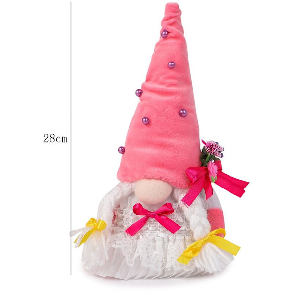 Äitienpäivän tonttu Tomte Ruotsalainen Nisse Skandinaavinen tonttu nukke maalaistalon koristeet koristelu, A