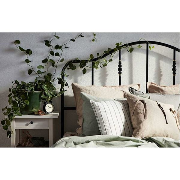 Stränglampor LED Konstgjorda Växter Grön Murgröna Blad Ranka för Heminredning Bröllop Lampa DIY Hängande Trädgård Gräsmatta Belysning, 2M 20 LED (Rankblad)