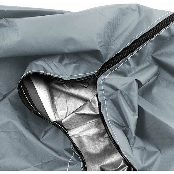 Opbevaringspose til stuepuder, Opbevaringspose til puder Havebeskyttelsesdækning Havepuder Opbevaringspose 210D Oxford Vandafvisende, 81X81X61CM Grå