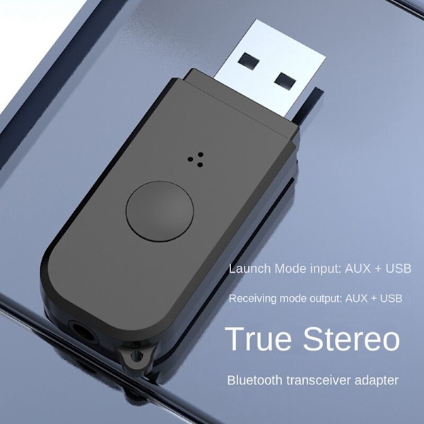 USB Bluetooth-mottagare Bluetooth-sändare 5.3 Ljudmottagaradapter för dator TV Ljudbilsadapter