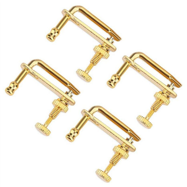 16 stk. Fiolin Fine Tuners Gullstrengjusteringsdeler Erstatning for 4/4