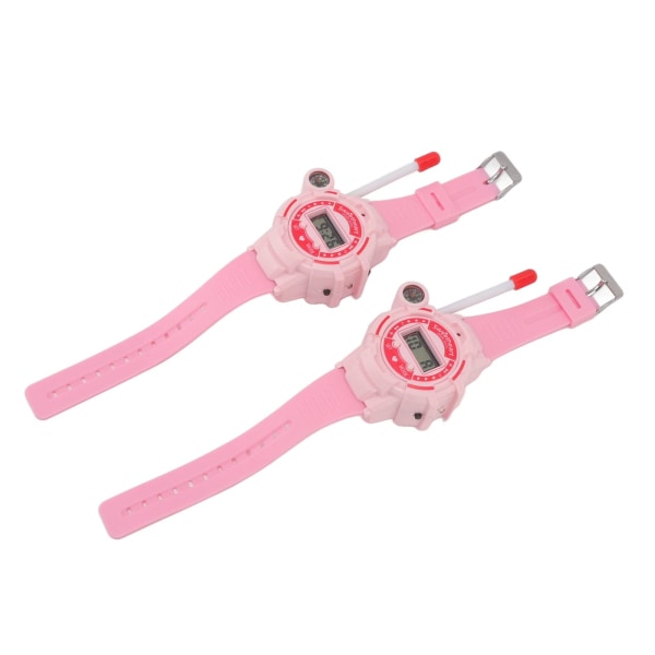 Oppladbart utendørs walkie-talkie leketøy for barn (1 par) pink