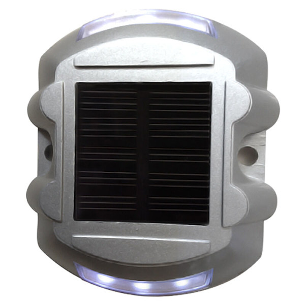 6 hvide solenergi sikkerheds-LED