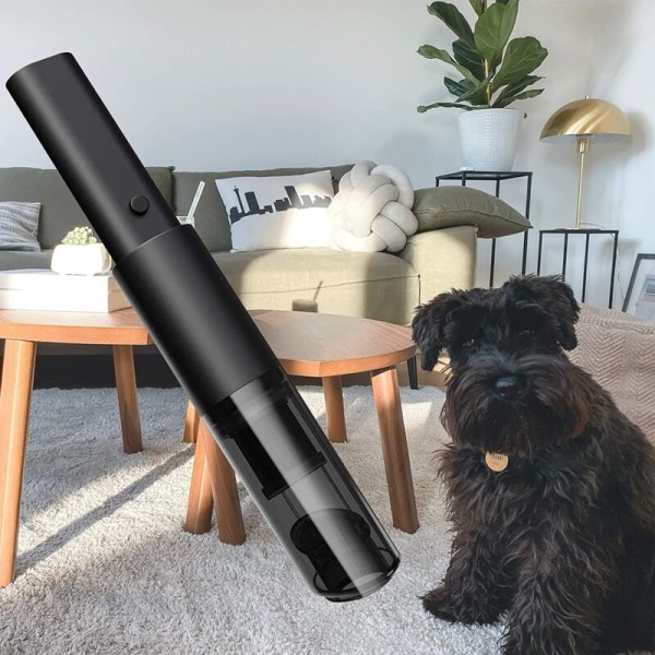 Dammsugare med hög effekt och bärbar laddningslampa Lätt kraftfull handhållen sugkopp
