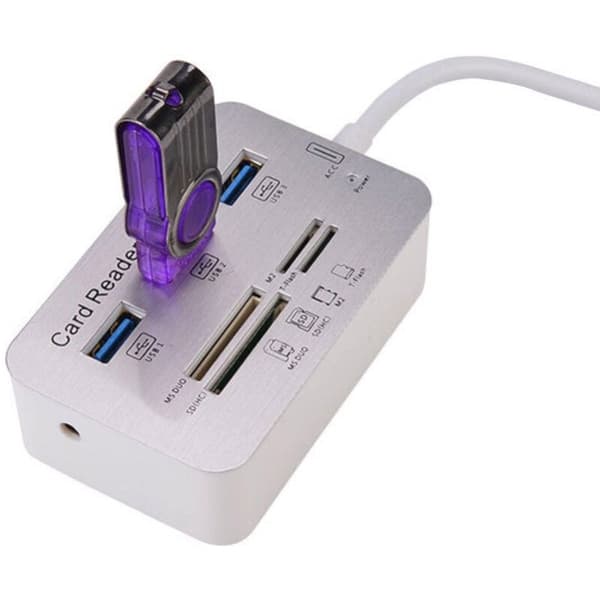 USB HUB 3.0 USB Splitter 3 porter Multi USB Expander Flere Utvidelse 3 0 Hub SD-kortleser USB3.0 Expander for PC