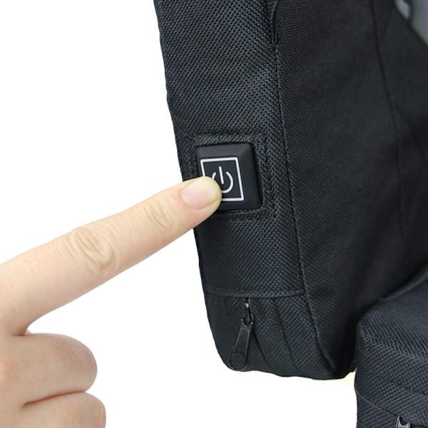 Sammenklappelige tribunestole, opvarmede stadionstole, ekstra tyk perlebomuldsfyld, med skulderstropper, INGEN Powerbank