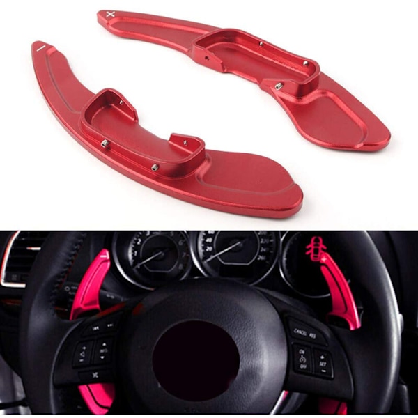 Car Steering Wheel Shift Paddle Extension Shifter Covers for 6 -4 -5 Atenza Axela Accessories, Aluminum