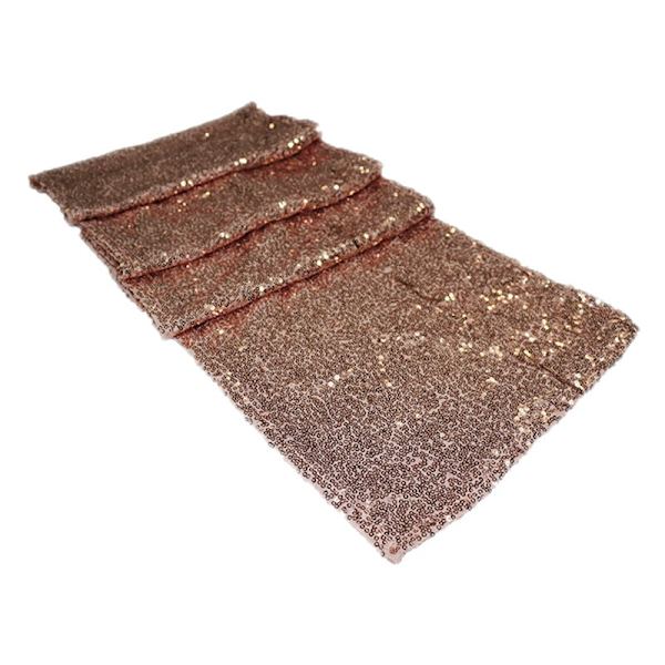 Banquet Rektangulær Borddækker Løb Sequin Dug Bord Flag Bryllup Fest Dekoration 12 Tommer X 72 Tommer