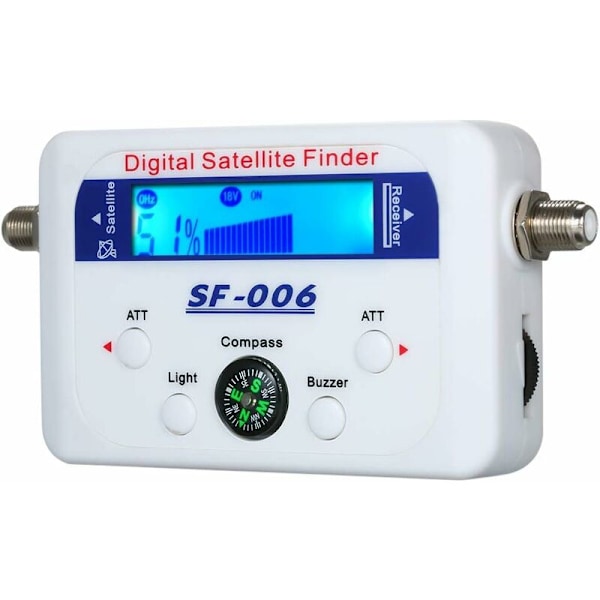 Satelliittietsin - Satelliittietsin LCD-näytöllä ja kompassilla