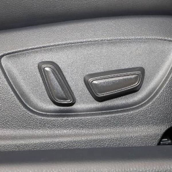 For 18-2021 Karbonfiber Stål Sete Juster Trim Panel Knapp Håndtak