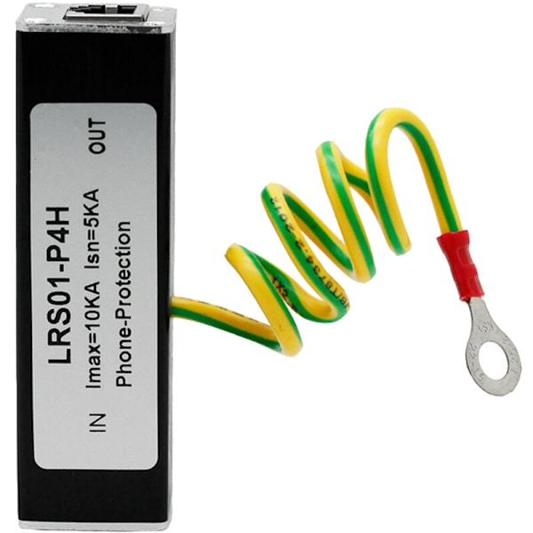 Fax överspänningsskydd åskskydd RJ11 KL01-P4H svart RJ11 ADSL